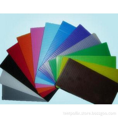 Reusable Non - Toxic 6mm 10mm PP Hollow Sheet Corrugated Pl